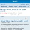 Package Updates as part of yum update security - CentOS