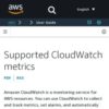 Supported CloudWatch metrics - AWS Certificate Manager